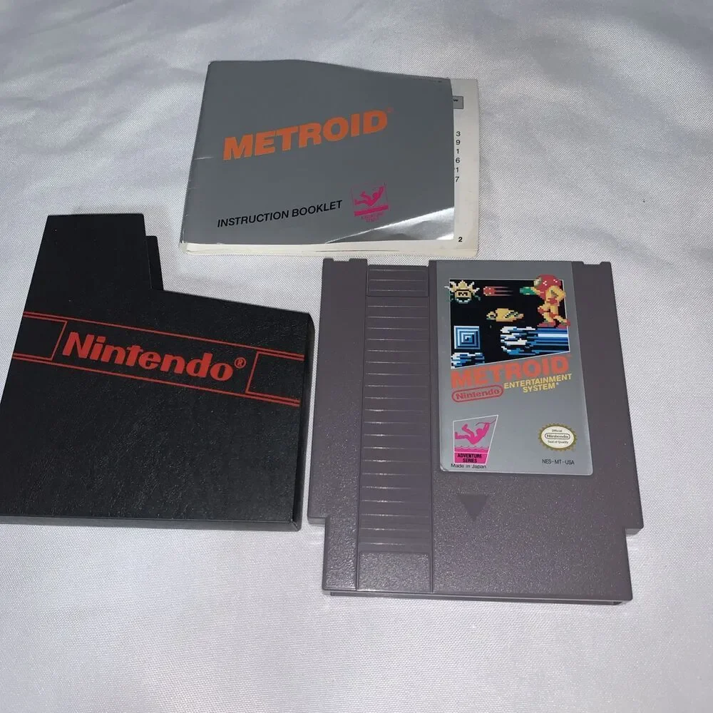 Metroid NES Nintendo Game  (Nintendo Entertainment System, 1987) Manual & Case